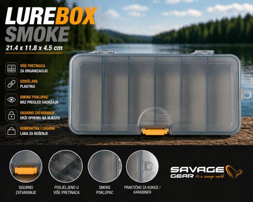 Lurebox Smoke 21.4X11.8X4.5cm