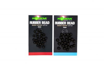Korda Safe Zone 4mm Rubber Bead Brown 25 pcs — slika 3