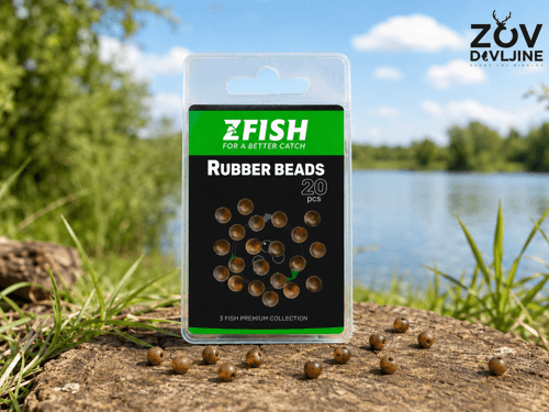 ZFish Rubber Beads 20pc