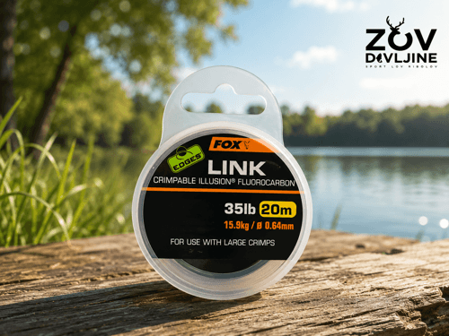 Fox Link Crimpable illusion fluorocarbon 35l 20m 15.9Kg / 0.64mm