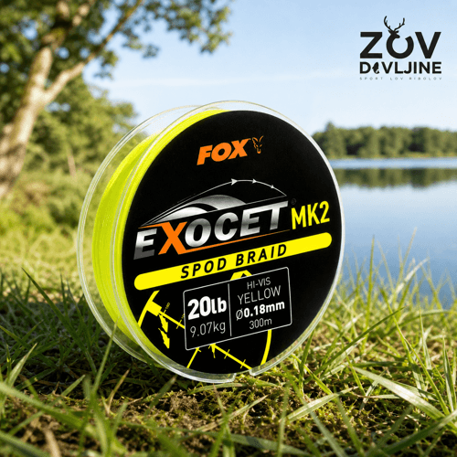 Fox Exocet® MK2 Spod & Marker Braid 0.18mm 300m