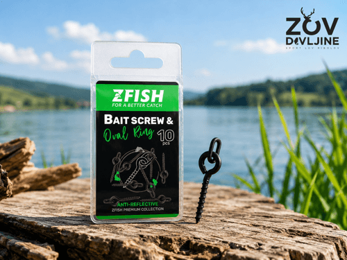 ZFISH Bait Screw & Oval Ring