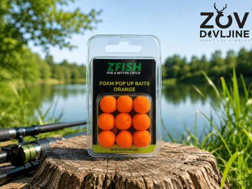 ZFish Foam POP up baits orange