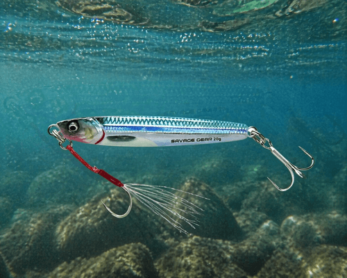 3D Jig Minnow 6.8cm 15g Sinking Glow Sardine