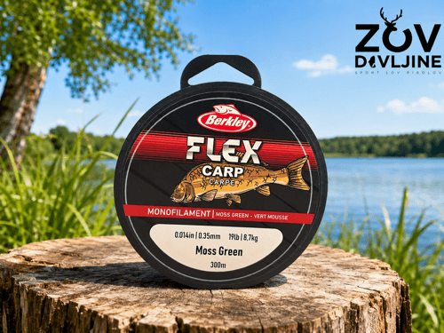 Berkley Flex Carp Moss Green 0.35mm 300m