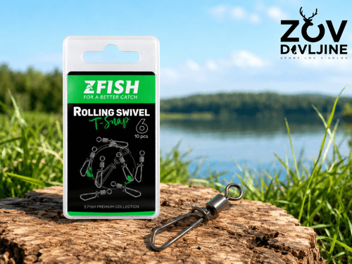 ZFish Rolling swivel with T snap