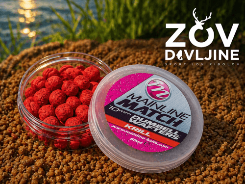 Mainline - Match Dumbell Wafters Red Krill