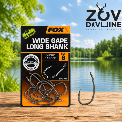 Fox Wide Gape Long Shank