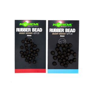 Safe Zone 4mm Rubber Bead Brown 25 pcs