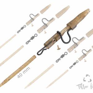 ZFISH Heavy Duty Clip Complete Pin Set 40mm