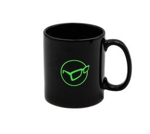Mug Glasses Logo Black