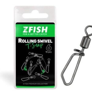 ZFish Rolling swivel with T snap