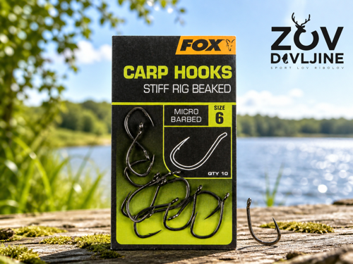 Fox Carp Hooks Stiff rig beake - Slika 2