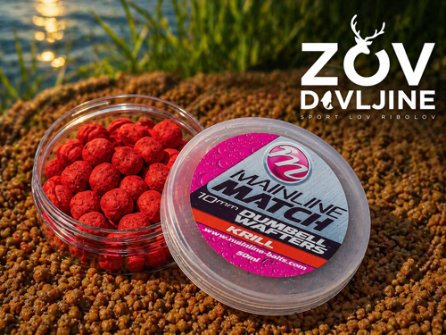 Mainline - Match Dumbell Wafters Red Krill