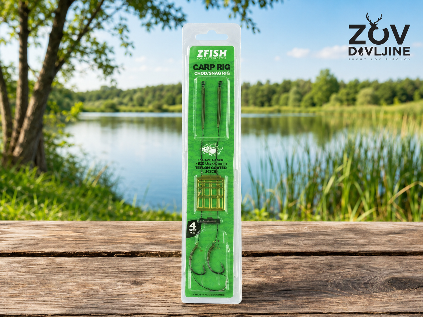 ZFish Carp Rig Curve shank