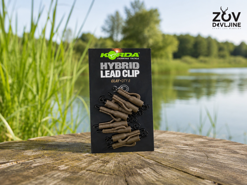 Korda - Hybrid Lead Clips Clay