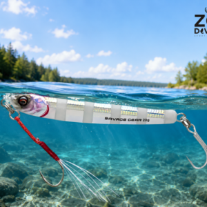 3D Jig Minnow 6.8cm 15g S Zebra Blue Glow