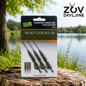 Fox Naturals Submerge Lead clip leaders 30lb